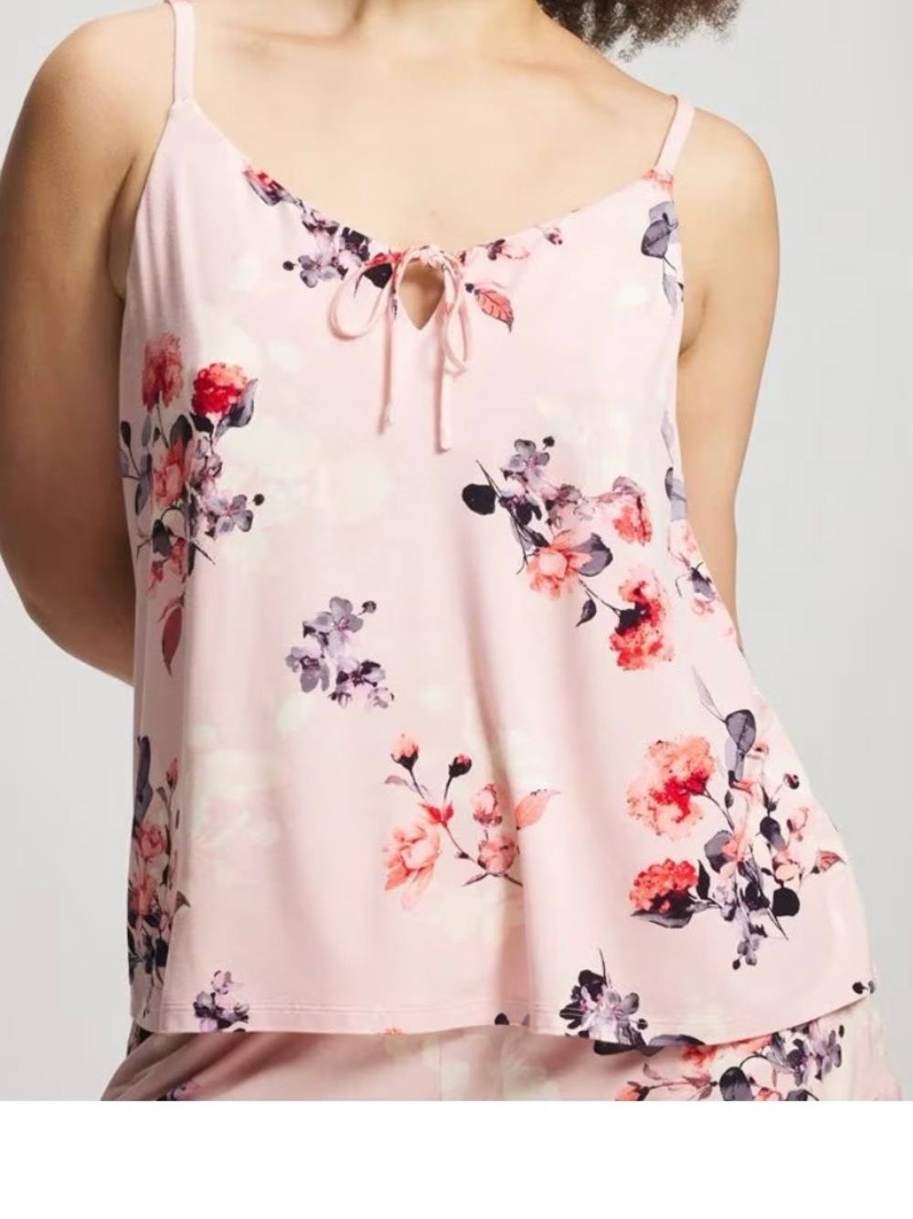 Soma FLORAL DREAMS PINK BLUSH Pajama Top